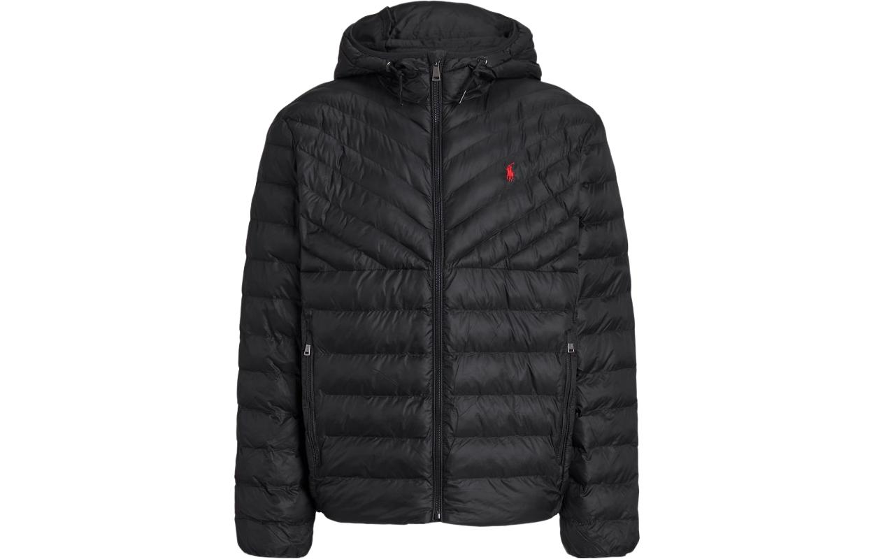 Polo Ralph Lauren Solid Black Hoodie Jacket for Men. 710920283-002