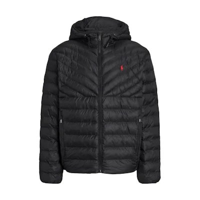Polo Ralph Lauren Solid Black Hoodie Jacket for Men. 710920283-002
