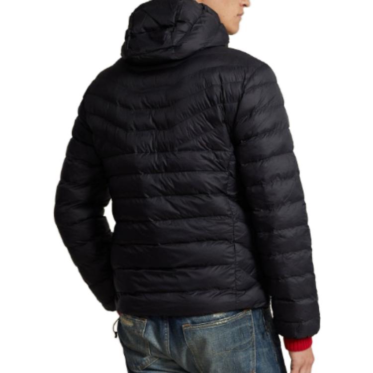 Polo Ralph Lauren Solid Black Hoodie Jacket for Men. 710920283-002 圖 6