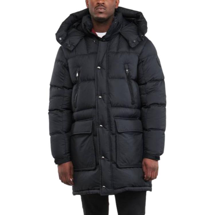 Polo Ralph Lauren Solid Black Single-Breasted Hooded Jacket for Men. 710907553-002 圖 5