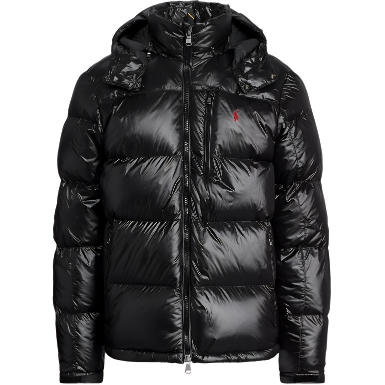 Buy Polo Ralph Lauren 男士純黑色拉鏈羽絨外套 710950961002