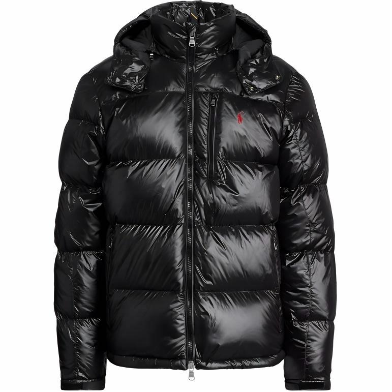 Order Polo Ralph Lauren 男士純黑色拉鏈羽絨外套 710950961002