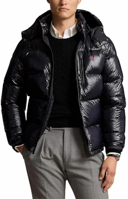 Polo Ralph Lauren 男士純黑色拉鏈羽絨外套 710950961002 Lookbook Polo Ralph Lauren 男士純黑色拉鏈羽絨外套 710950961002