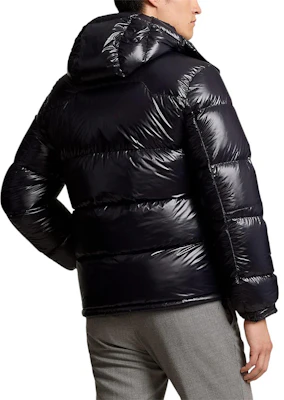 Polo Ralph Lauren 男士純黑色拉鏈羽絨外套 710950961002 Shop Polo Ralph Lauren 男士純黑色拉鏈羽絨外套 710950961002