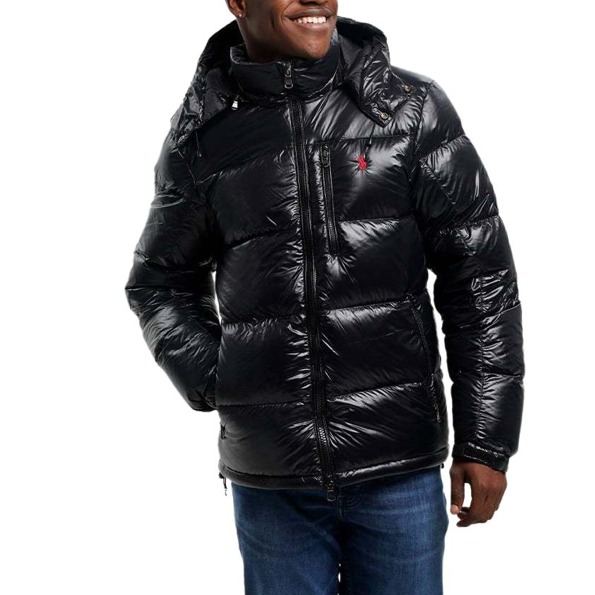 Purchase Polo Ralph Lauren 男士純黑色拉鏈羽絨外套 710950961002