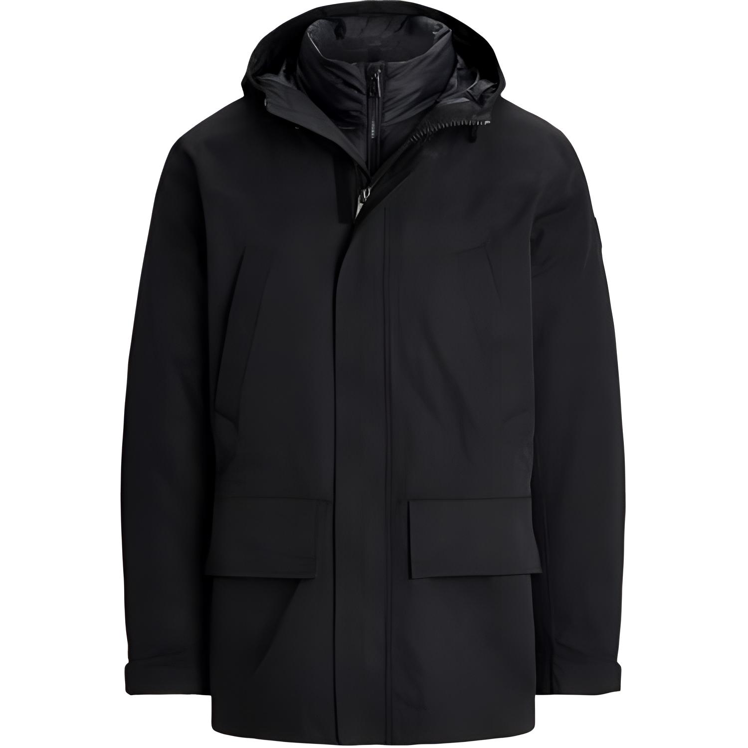 Polo Ralph Lauren Solid Black Zip Hoodie Jacket with Long Sleeves MNPOOTW16021438-001 圖 2