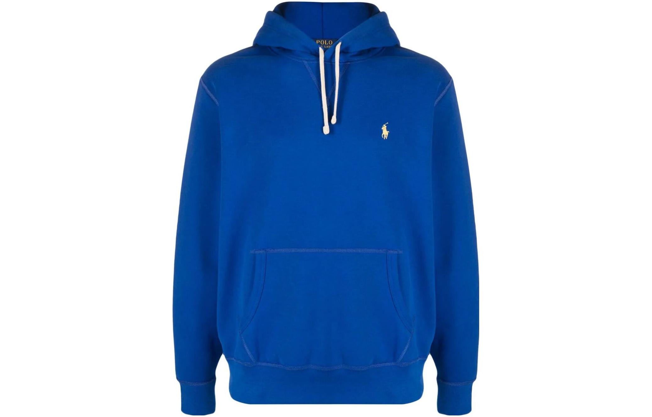 Polo Ralph Lauren Solid Blue Pullover Hoodie for Men. 710766778-084 圖 2