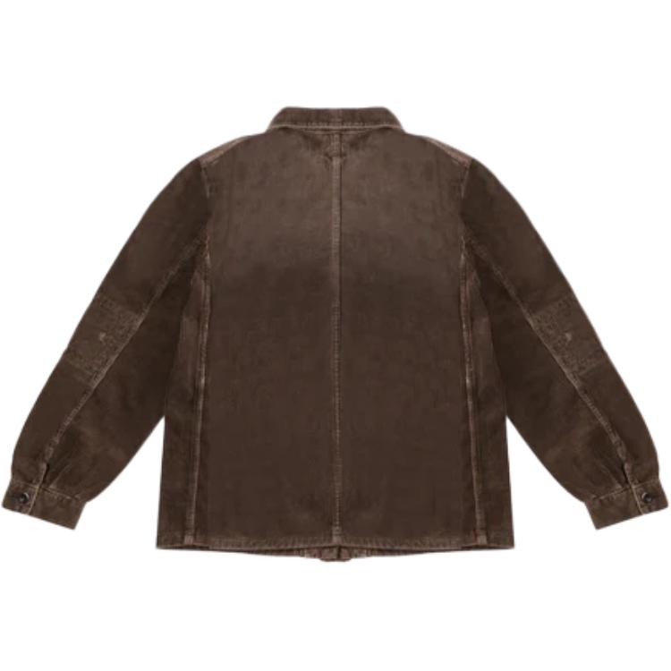 Lookbook 폴로 랄프로렌 브라운 솔리드 남성 버튼업 긴팔 재킷 710951565-001