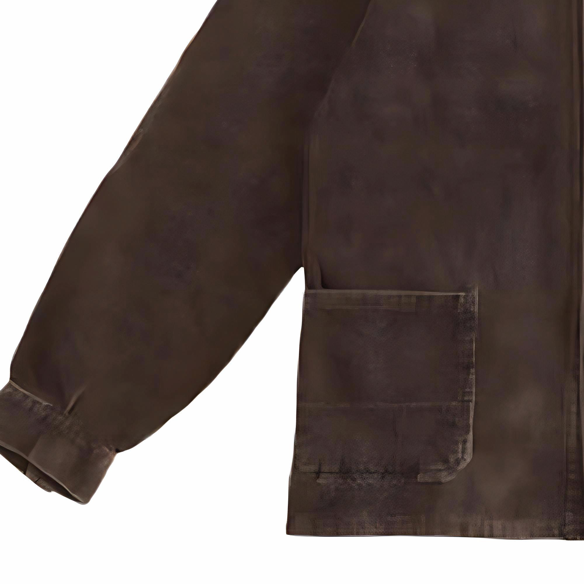 Shop 폴로 랄프로렌 브라운 솔리드 남성 버튼업 긴팔 재킷 710951565-001