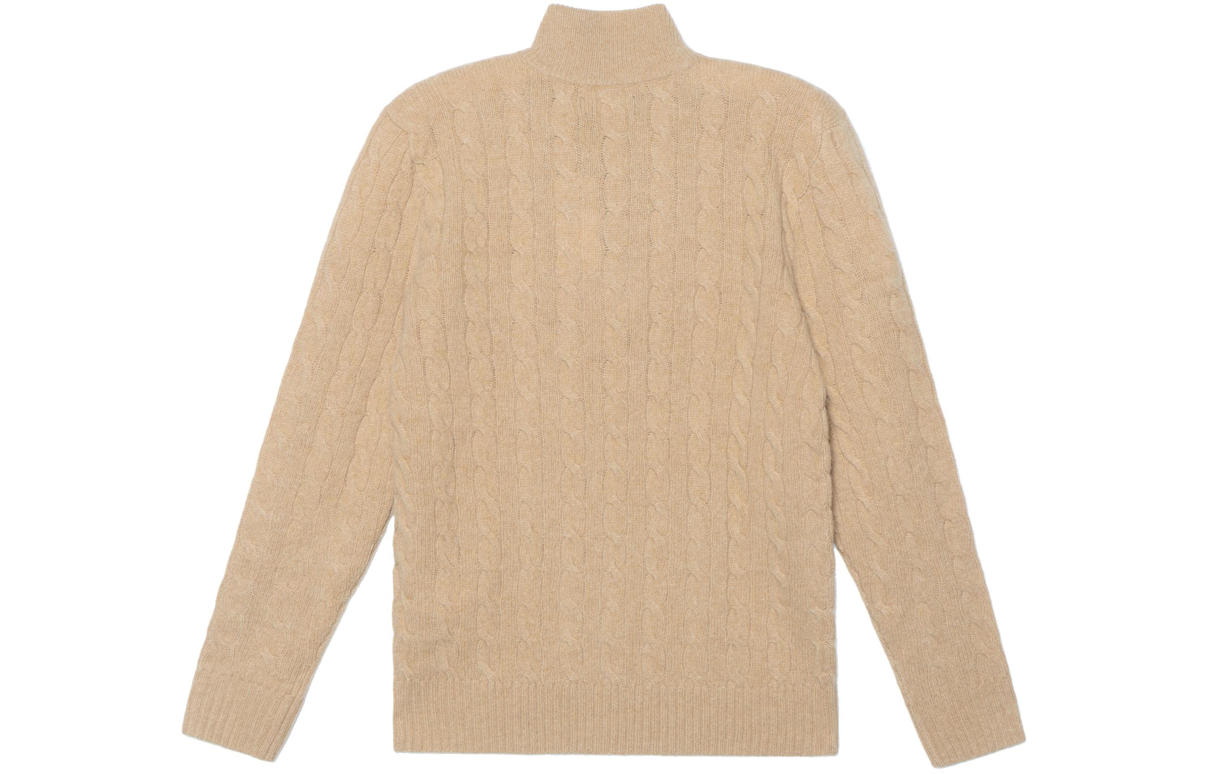 Polo Ralph Lauren Solid Brown Knit Long Sleeve Sweater for Men. 710876766-006 圖 3