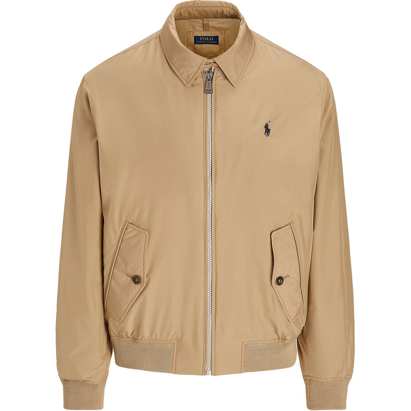 Polo Ralph Lauren Solid Brown Zip-Up Long Sleeve Jacket for Men 710938512-005 圖 2