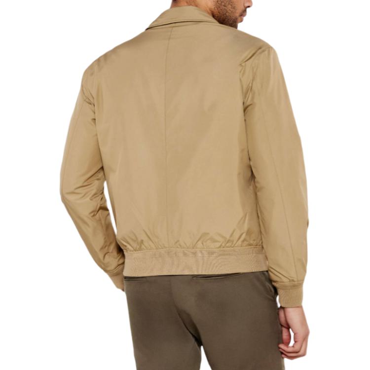 Polo Ralph Lauren Solid Brown Zip-Up Long Sleeve Jacket for Men 710938512-005 圖 6