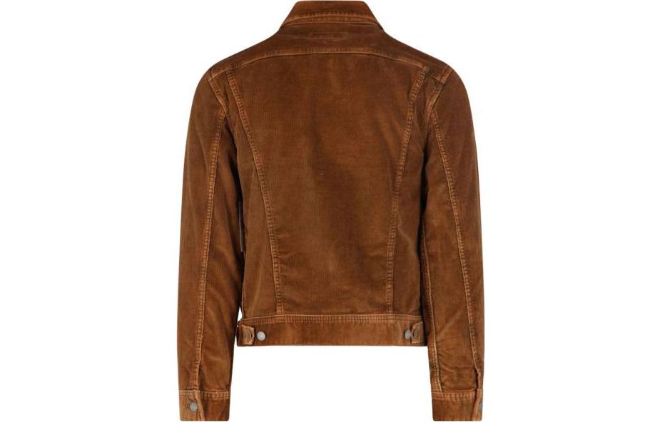 Lookbook 폴로 랄프 로렌 솔리드 버튼업 롱슬리브 재킷 브라운 710890020-001