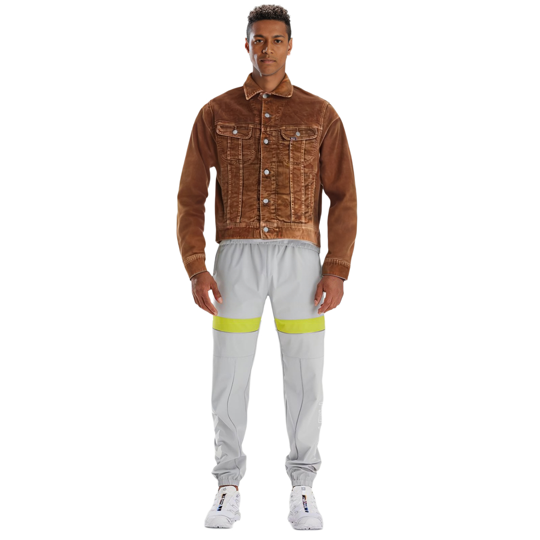 Shop 폴로 랄프 로렌 솔리드 버튼업 롱슬리브 재킷 브라운 710890020-001