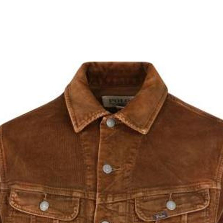 Details for 폴로 랄프 로렌 솔리드 버튼업 롱슬리브 재킷 브라운 710890020-001