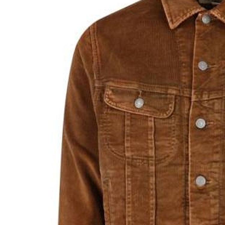 Sizing 폴로 랄프 로렌 솔리드 버튼업 롱슬리브 재킷 브라운 710890020-001