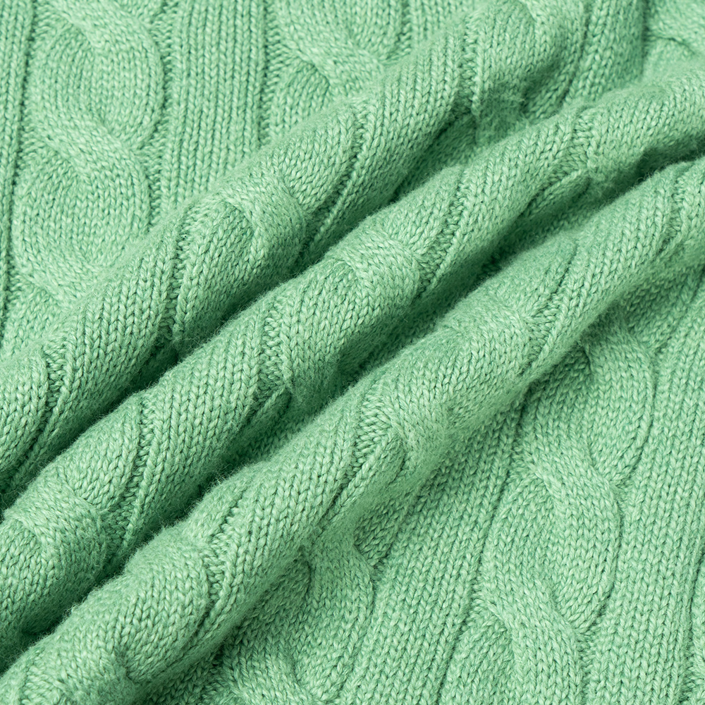 Polo Ralph Lauren Solid Cable Knit Crewneck Sweater Green  Embroidered Logo. 710775885-052 圖 8