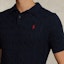 Details for Polo Ralph Lauren 經典刺繡小馬深藍色電繡針織短袖POLO衫 T恤 MNPOSWE1N820014-400