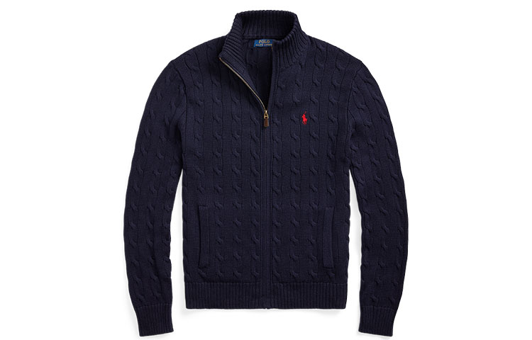 Polo Ralph Lauren Solid Cable Knit Sweater  Blue Long Sleeve. MNPOSWE16821353-400 圖 2