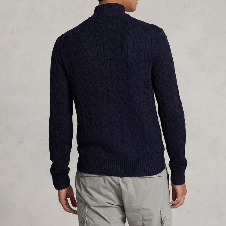Polo Ralph Lauren Solid Cable Knit Sweater  Blue Long Sleeve. MNPOSWE16821353-400 圖 4