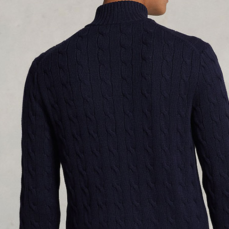 Polo Ralph Lauren Solid Cable Knit Sweater  Blue Long Sleeve. MNPOSWE16821353-400 圖 7