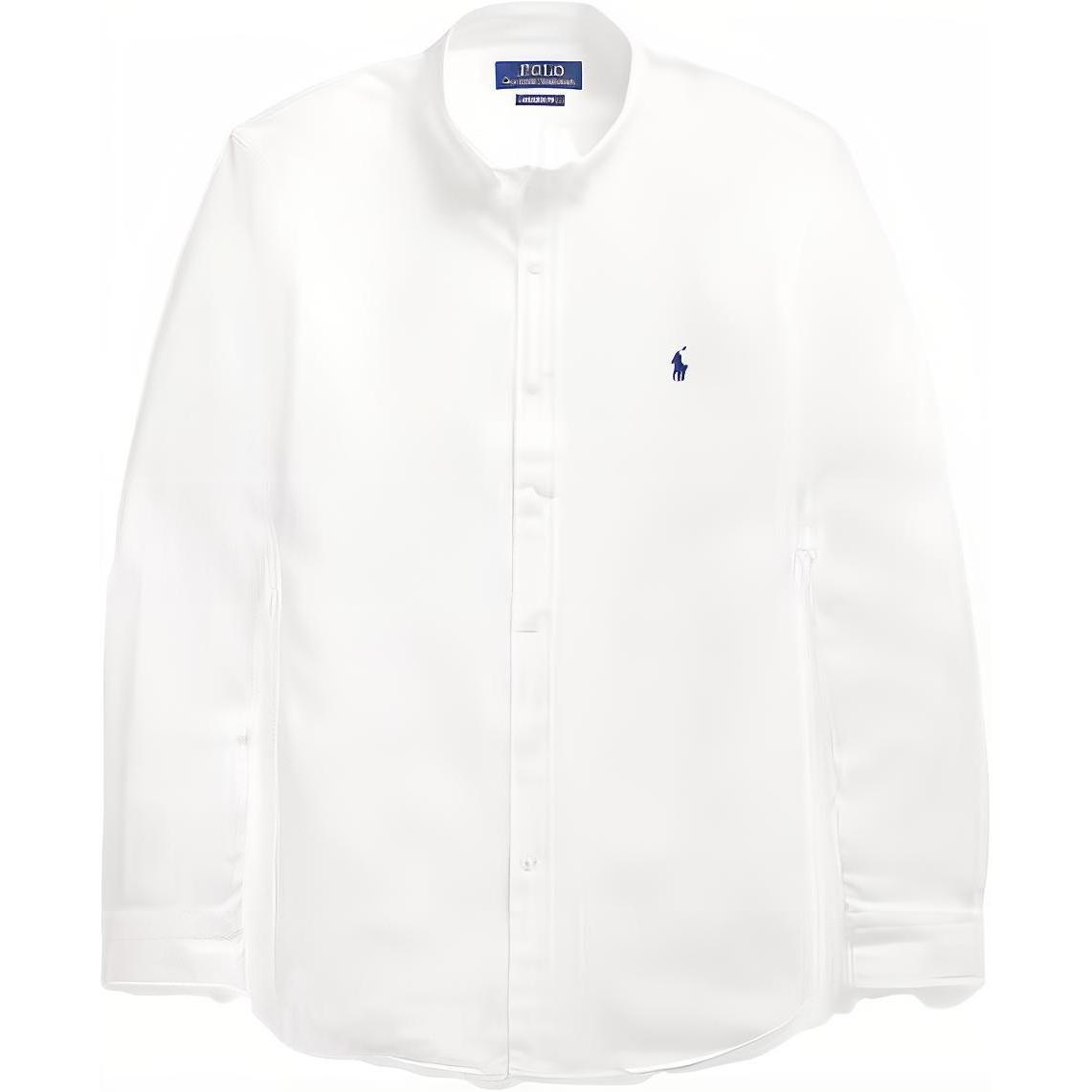 Polo Ralph Lauren Solid Color Casual Long Sleeve Shirt White () 710903588-002