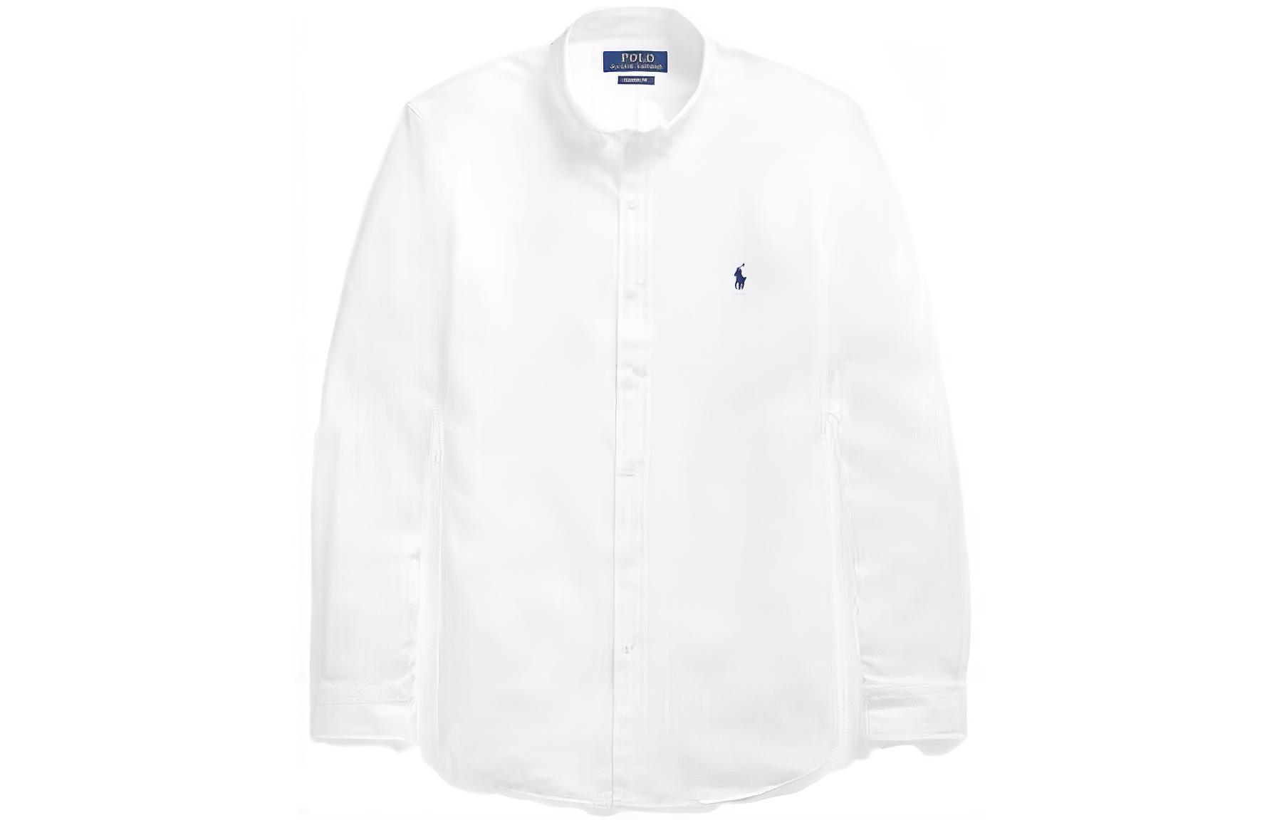 Polo Ralph Lauren Solid Color Casual Long Sleeve Shirt White () 710903588-002 圖 2