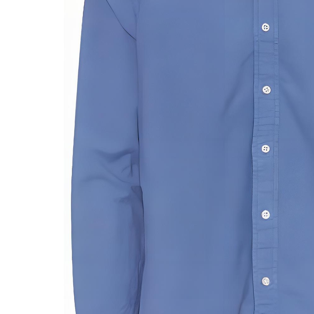 Polo Ralph Lauren Solid Color Embroidered Pony Long Sleeve Shirt Blue Men’s 710852165-003 圖 4