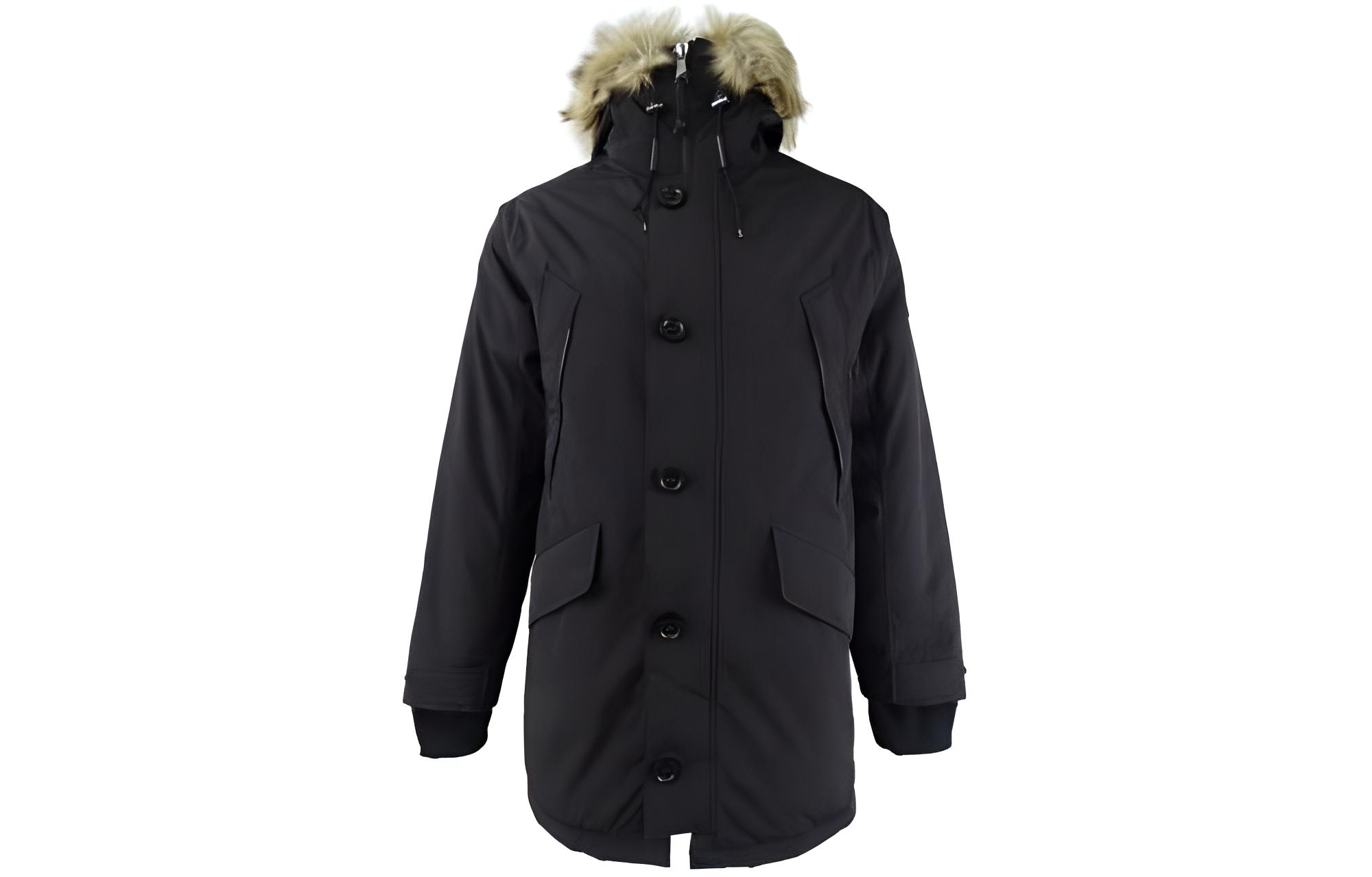 Polo Ralph Lauren Solid Color Long Sleeve Hooded Parka Jacket Black Men’s. 710855884-001