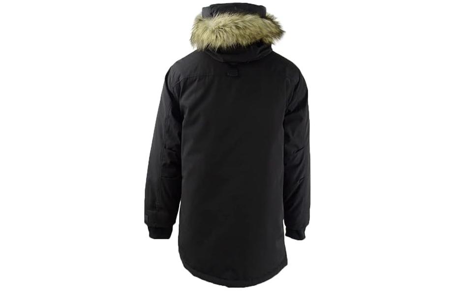 Lookbook Polo Ralph Lauren男士纯色连帽长袖派克外套黑色外套。 710855884-001