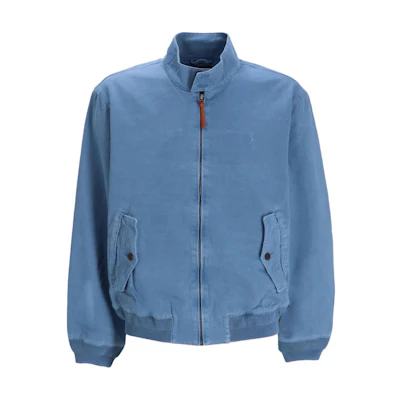 Polo Ralph Lauren Solid Color Zip-Up Stand Collar Jacket Blue 710940743-002