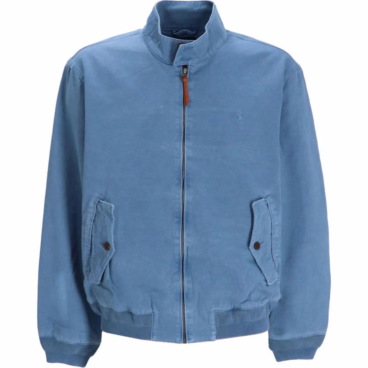 Polo Ralph Lauren Solid Color Zip-Up Stand Collar Jacket Blue 710940743-002 圖 2