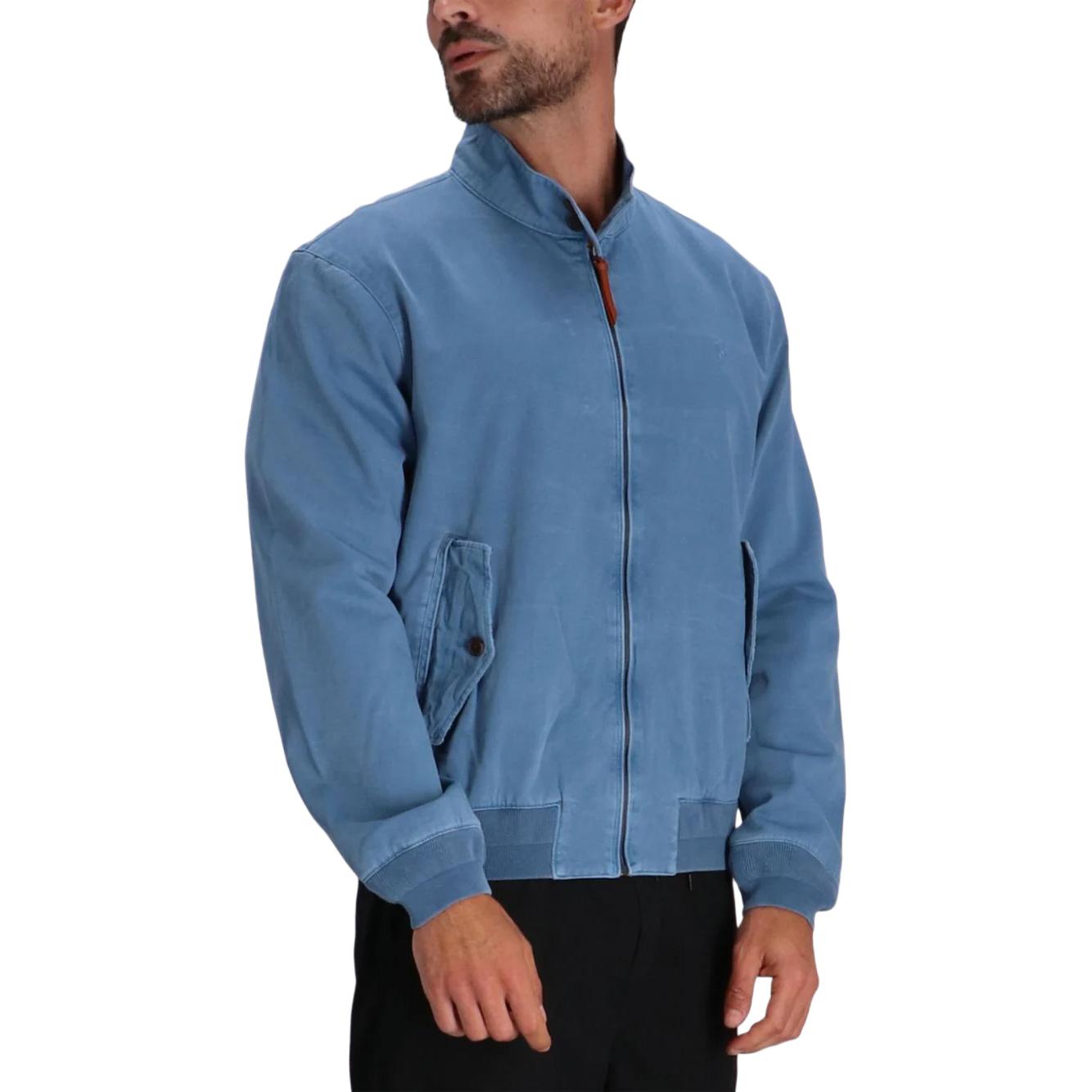 Polo Ralph Lauren Solid Color Zip-Up Stand Collar Jacket Blue 710940743-002 圖 5