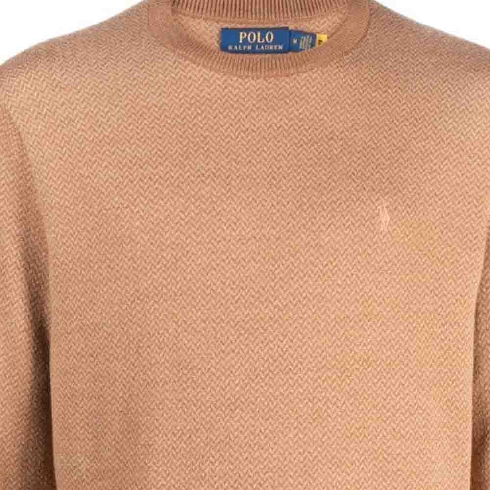 Polo Ralph Lauren Solid Crewneck Pullover Sweater Men’s Camel Brown. 710917042-001 圖 7