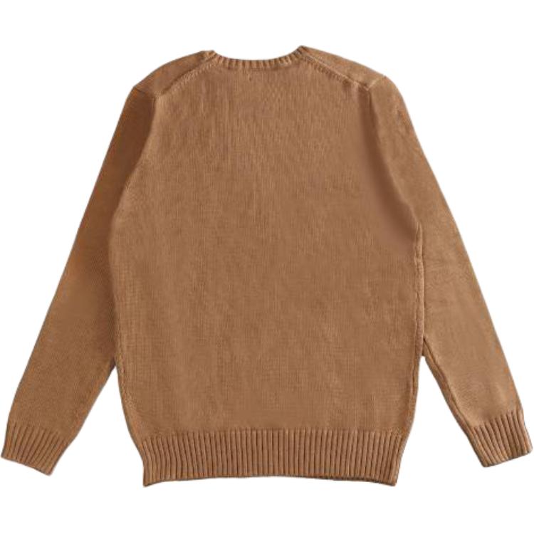 Lookbook Polo Ralph Lauren Baju Crewneck Lengan Panjang Khaki Lelaki 710810846-028