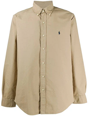 Polo Ralph Lauren Solid Embroidered Logo Long Sleeve Shirt Khaki Men’s. 710805564-005 Order Polo Ralph Lauren Solid Embroidered Logo Long Sleeve Shirt Khaki Men’s. 710805564-005