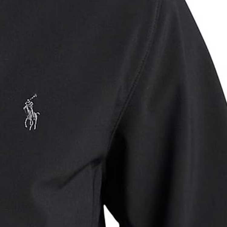 Details for 폴로 랄프 로렌 솔리드 자수 포니 캐주얼 재킷 블랙 남성용 515303374-BLACK