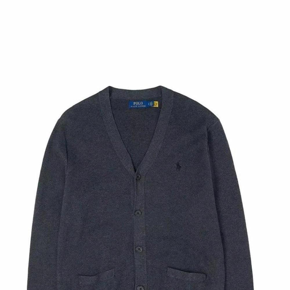 Purchase ポロラルフローレン ポニー刺繍 Vネックカーディガン ブラック セーター 710920649-004