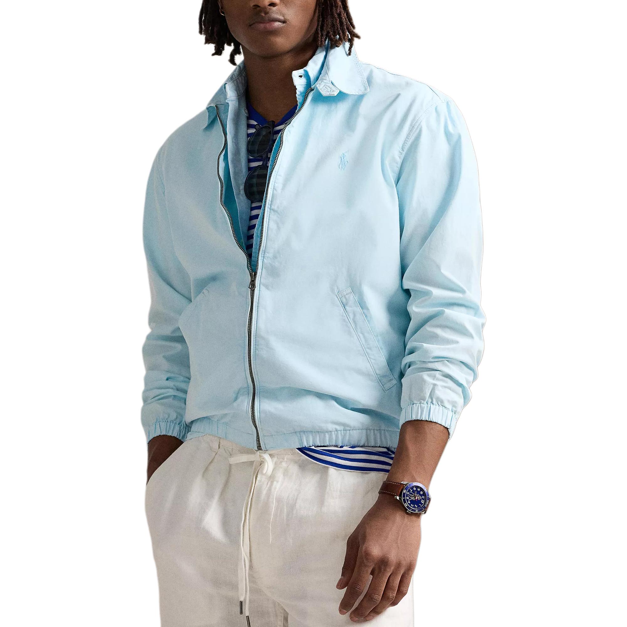 Polo Ralph Lauren Solid Embroidered Zip-Up Jacket Blue  Outerwear 710961831004 圖 2