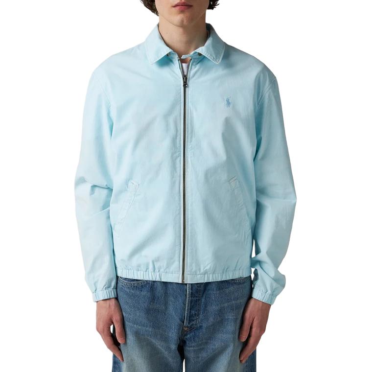 Polo Ralph Lauren Solid Embroidered Zip-Up Jacket Blue  Outerwear 710961831004 圖 5