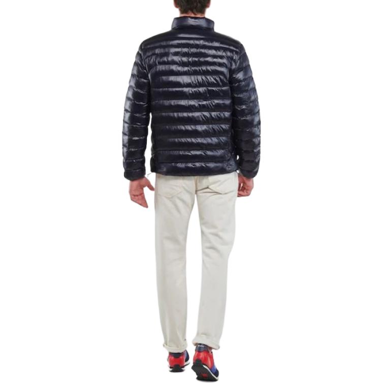 Polo Ralph Lauren Solid Glossy Zip-Up Cotton Jacket Navy Blue Men’s Long Sleeve 710877572-001 圖 4