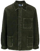 Polo Ralph Lauren Solid Green Single-Breasted Casual Jacket 710917157-300 Polo Ralph Lauren Solid Green Single-Breasted Casual Jacket 710917157-300