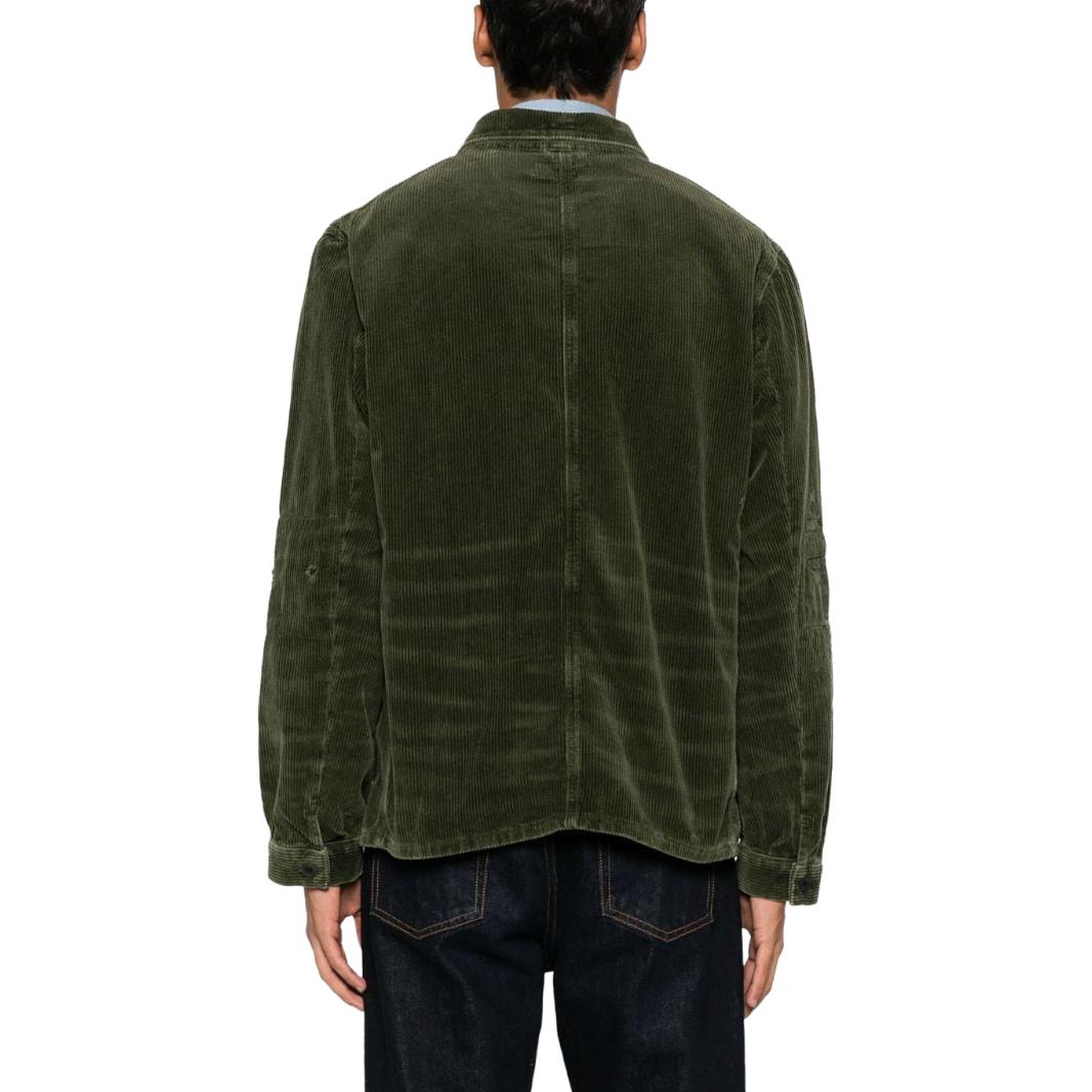 Shop 폴로 랄프 로렌 솔리드 그린 싱글 브레스티드 캐주얼 재킷 710917157-300