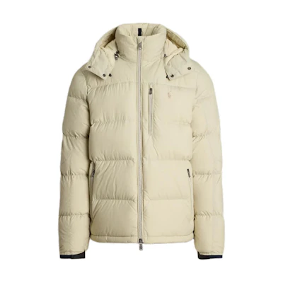 Polo Ralph Lauren Solid Half-Turtleneck Embroidered Long Sleeve Down Jacket Sand. MNPOOTW16021424