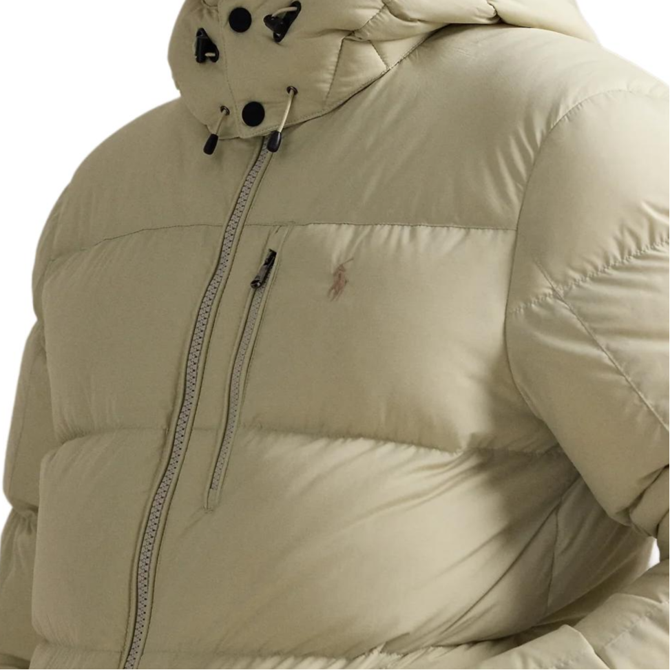 Polo Ralph Lauren Solid Half-Turtleneck Embroidered Long Sleeve Down Jacket Sand. MNPOOTW16021424 圖 8