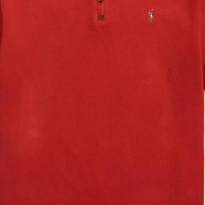 폴로 랄프 로렌 로고 자수 하프 집업 스웻셔츠 레드 남성용. 710857073-018 Details for 폴로 랄프 로렌 로고 자수 하프 집업 스웻셔츠 레드 남성용. 710857073-018