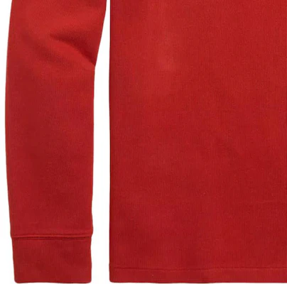 폴로 랄프 로렌 로고 자수 하프 집업 스웻셔츠 레드 남성용. 710857073-018 Sizing 폴로 랄프 로렌 로고 자수 하프 집업 스웻셔츠 레드 남성용. 710857073-018