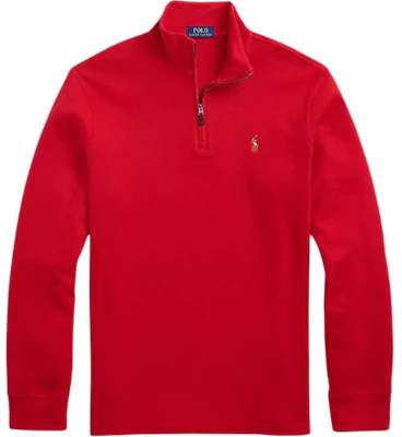Polo Ralph Lauren Solid Half-Zip Lengan Panjang Sweatshirt Merah 710877001-013 Buy Polo Ralph Lauren Solid Half-Zip Lengan Panjang Sweatshirt Merah 710877001-013