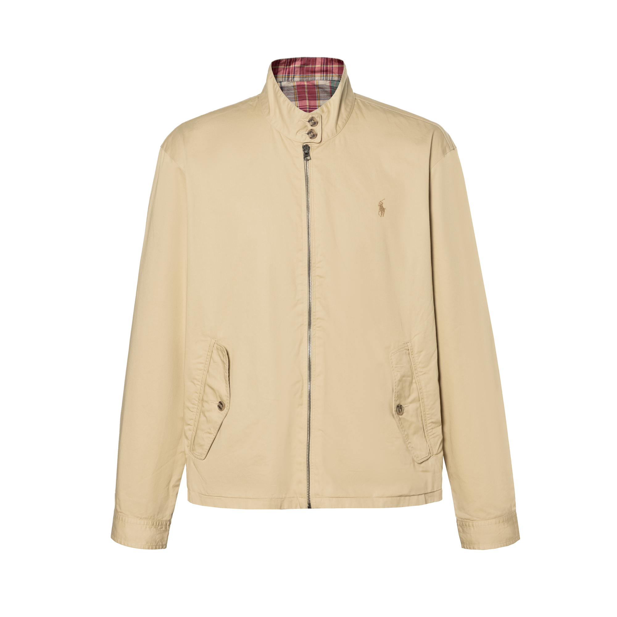 Polo Ralph Lauren Solid Harrington Jacket with Pony Embroidery Khaki (). 710933963-001