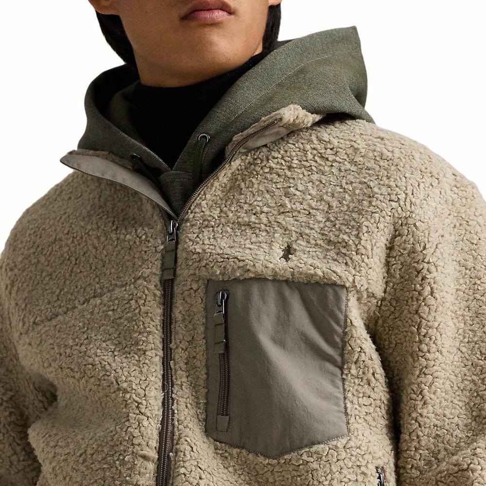 Purchase Polo Ralph Lauren Jaket Lengan Panjang High-Neck Cokelat Muda MNPOKNI16824164-250